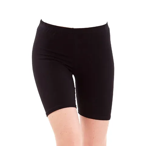 Stylish Comfortable Women Short For Gym, Yoga, Sports Activities (Black)