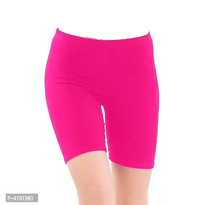 Stylish & Comfortable Women Short For Gym, Yoga, Sports Activities (Pink)-thumb0