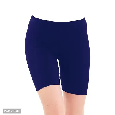 Stylish & Comfortable Women Short For Gym, Yoga, Sports Activities (Blue)