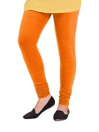 Elegant Woolen Solid Leggings For Women And Girls- Pack Of 3-thumb1