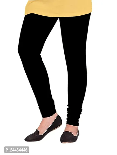 Elegant Woolen Solid Leggings For Women And Girls- Pack Of 3-thumb2