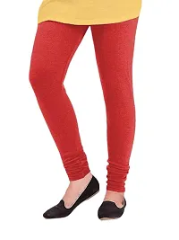 Elegant Woolen Solid Leggings For Women And Girls- Pack Of 3-thumb2