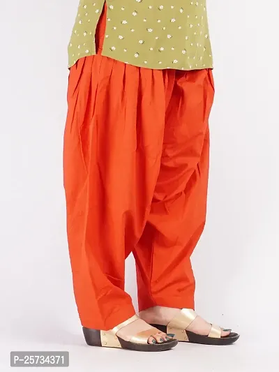 Fabulous Multicoloured Cotton Solid Salwars For Women Pack of 2-thumb3