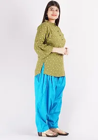 Fabulous Multicoloured Cotton Solid Salwars For Women Pack of 2-thumb4