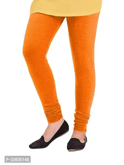 Winter Wear Woolen Legging for women (Color: Pink, Sky Blue, Orange)-thumb2