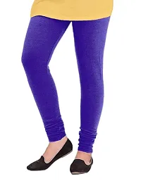Winter Wear Woolen Legging for women (Color: Pink, Sky Blue, Purple)-thumb1