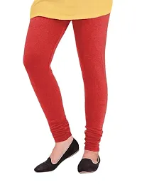 Winter Wear Woolen Legging for women (Color: Pink, Sky Blue, Red)-thumb2