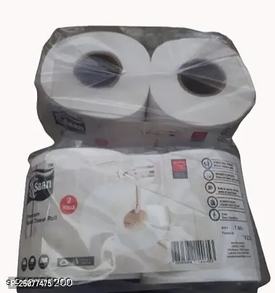 TOILET ROLL 2 PLY- 4 ROLL/ 220 PULLS EACH ROLL ( 400 gram)-thumb2