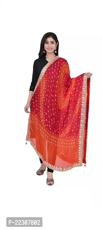 Beautiful Multicoloured Art Silk Dupattas For Women-thumb0