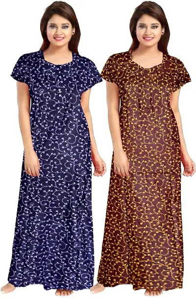 Stylish Nightdress For Women Pack Of 2