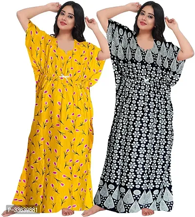 Printed Nighty for Women Pack of 2