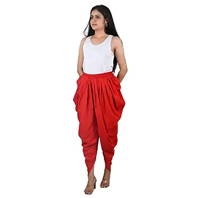 Buy Cloths Zone Harem Pants for WomenGirls Green  Skin Pack of 2 Free  Size at Amazonin