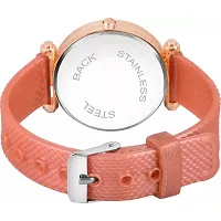 Stylish Orange PU Analog Watches For Women And Girls-thumb4