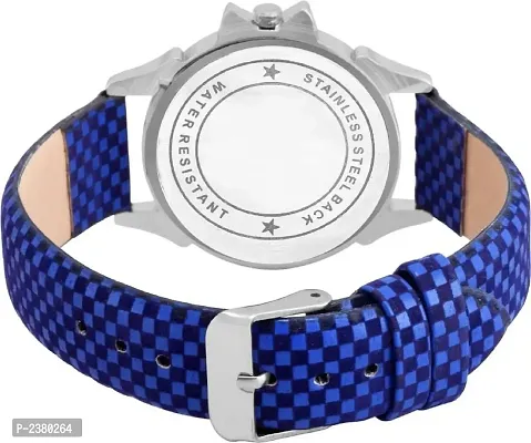 Blue Analog Synthetic Leather Watch-thumb2