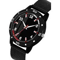 Combo Of Stylish Looks Sports Design Watch And King Bracelet For Men-thumb1