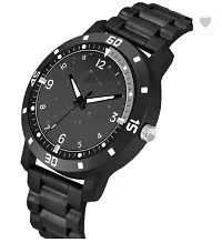 Stylish Black PU Analog Watches For Men-thumb2