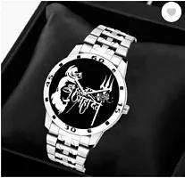 Stylish Metal Analog Watch With Bracelet For Men-thumb4