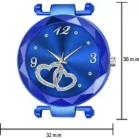 Stylish Blue PU Analog Watches For Women And Girls-thumb3