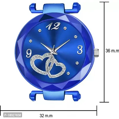 Stylish Blue PU Analog Watches For Women And Girls-thumb4