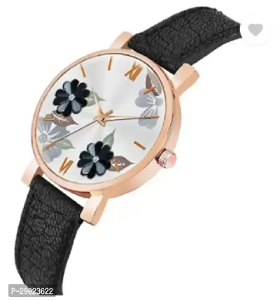 Stylish Multicoloured Genuine Leather Analog Watches Combo For Couple-thumb3