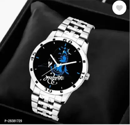 Stylish Metal Analog Watch With Bracelet For Men-thumb5