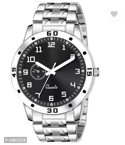 Stylish Silver Metal Analog Watches For Men-thumb2