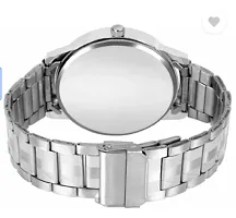 Stylish Silver Metal Analog Watches For Men-thumb2