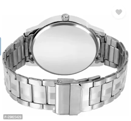 Stylish Silver Metal Analog Watches For Men-thumb3