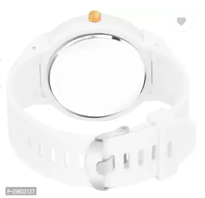 Stylish White PU Analog Watches For Men-thumb3