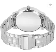 Stylish Silver Metal Analog Watches For Men-thumb3