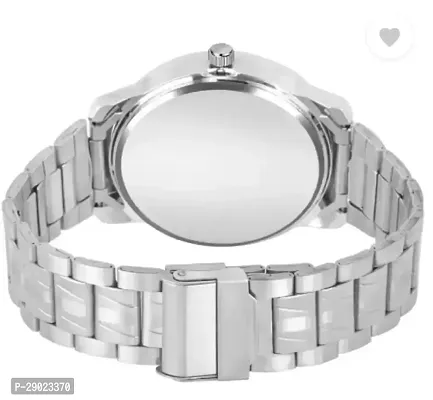 Stylish Silver Metal Analog Watches For Men-thumb4