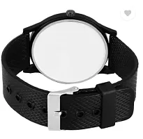 Stylish Black PU Analog Watches For Men-thumb1