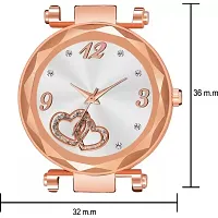 Stylish Orange PU Analog Watches For Women And Girls-thumb3