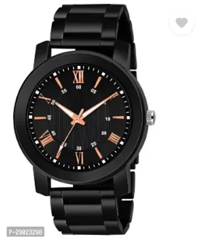 Stylish Black PU Analog Watches For Men