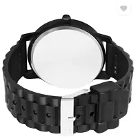 Stylish Black PU Analog Watches For Men-thumb3