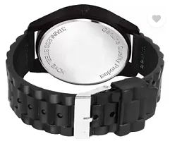 Stylish Black PU Analog Watches For Men-thumb3