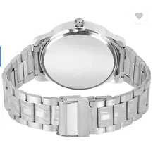 Stylish Silver Metal Analog Watches For Men-thumb2