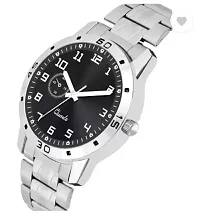 Stylish Silver Metal Analog Watches For Men-thumb2