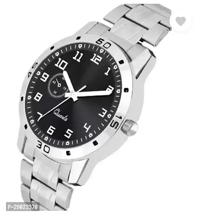 Stylish Silver Metal Analog Watches For Men-thumb3