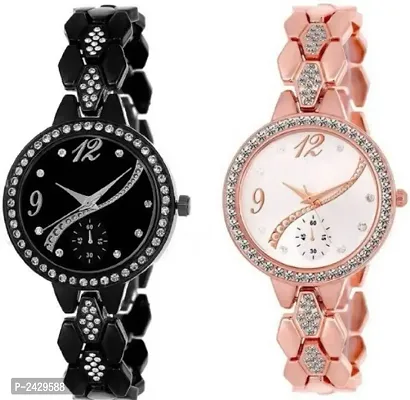 Combo of 2 Analog Watch- For Women