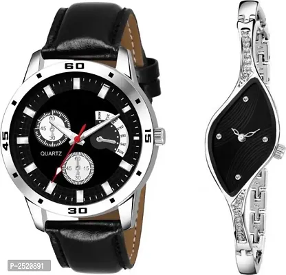 Party Wear And Formal Combo Watches - For Couple-thumb0