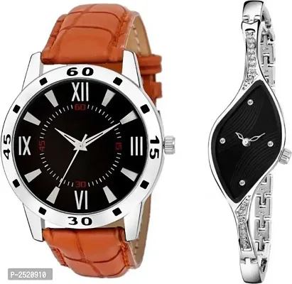Party Wear And Formal Watches Combo - For Couple-thumb0