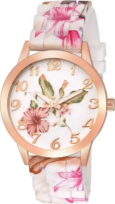 New Release Of Fancy Rubber Strap Watches For Women