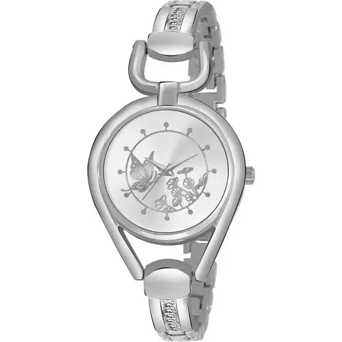 Metal Analog Watch For Women