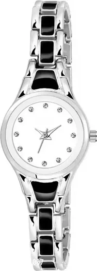 Black Color dial with Diamond Attractive look for girl Analog Watchnbsp;