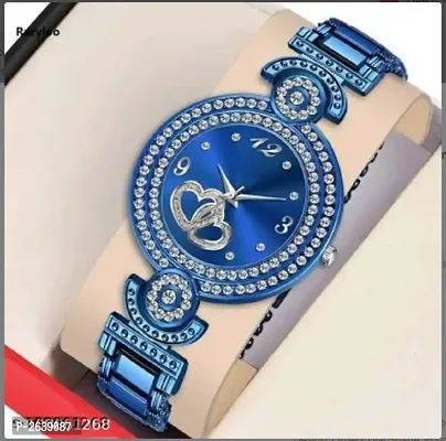 Pack of 2 Metal Watches For Women-thumb0