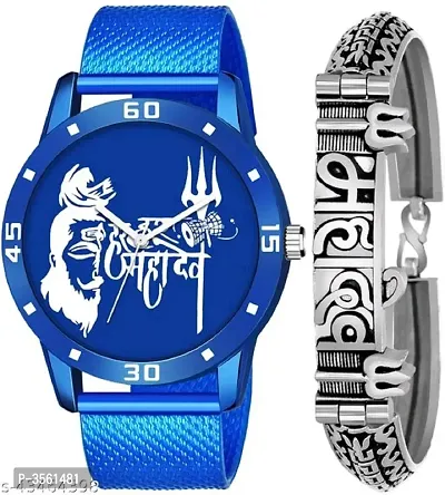 Men Blue Best Denim Watch-thumb0