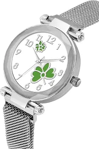 Silver Metal Watch for Womens-thumb2