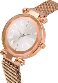 New Stylish Round Jullo White Dial Women Watch Watch - For Girls-thumb2