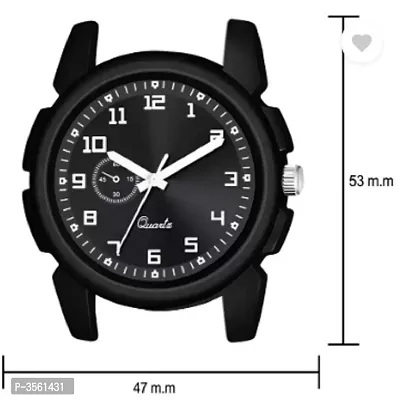 Men Black River Print Watch-thumb4